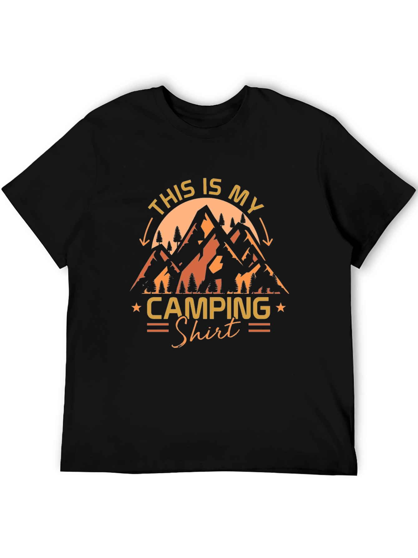 Camping Shirt - Mountain Graphic Tee