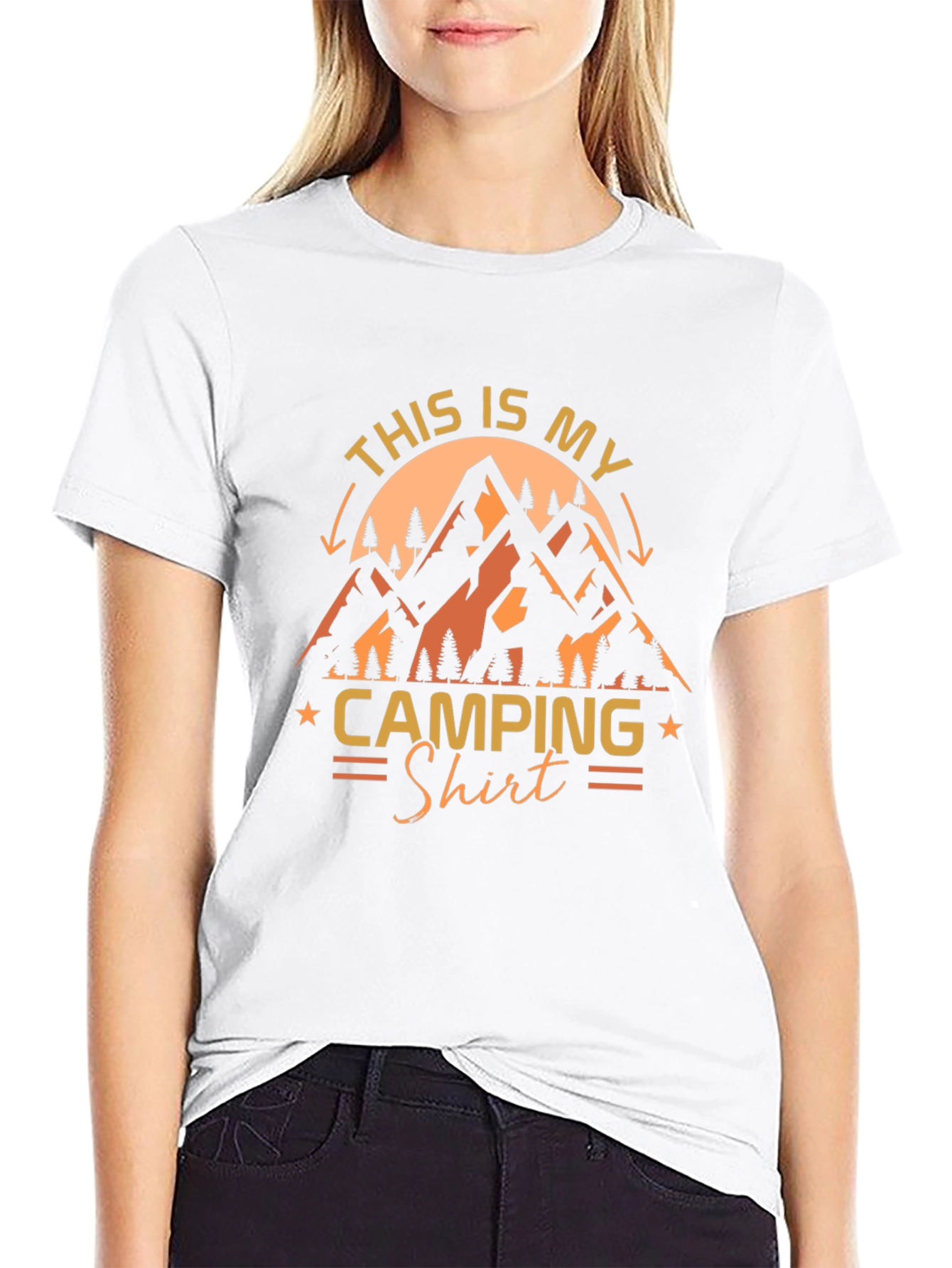 Camping Shirt - Mountain Graphic Tee