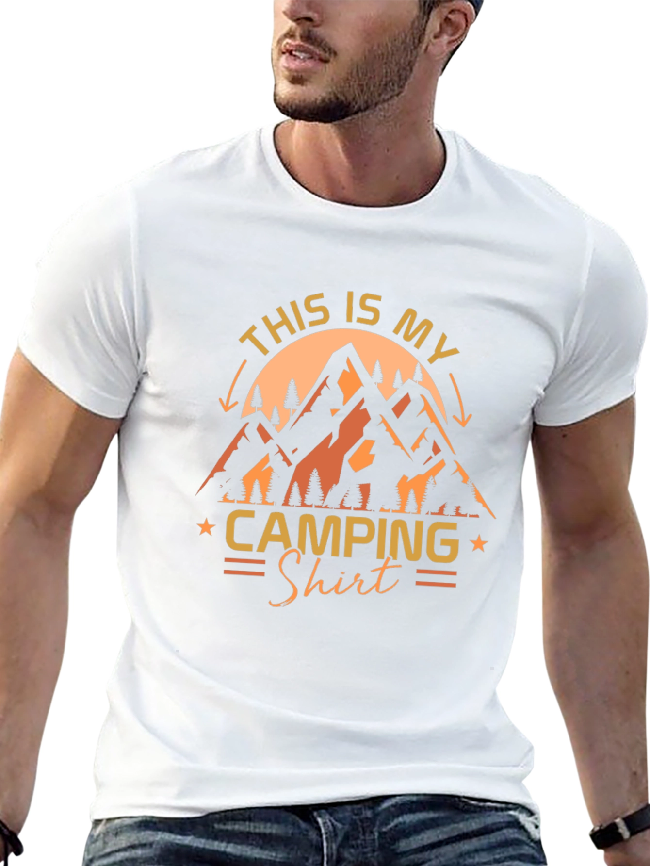 Camping Shirt - Mountain Graphic Tee
