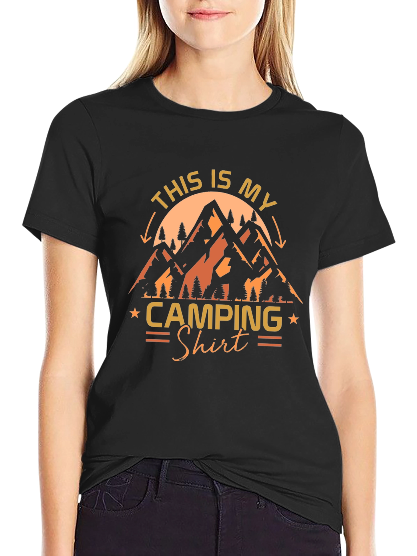 Camping Shirt - Mountain Graphic Tee