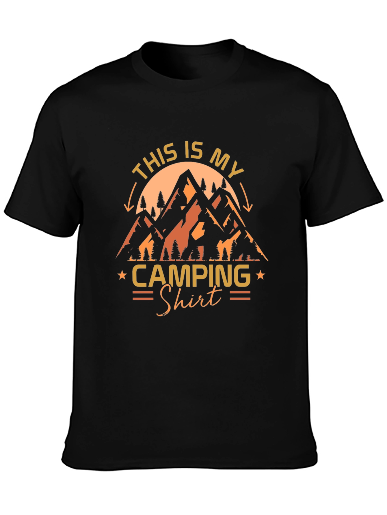 Camping Shirt - Mountain Graphic Tee