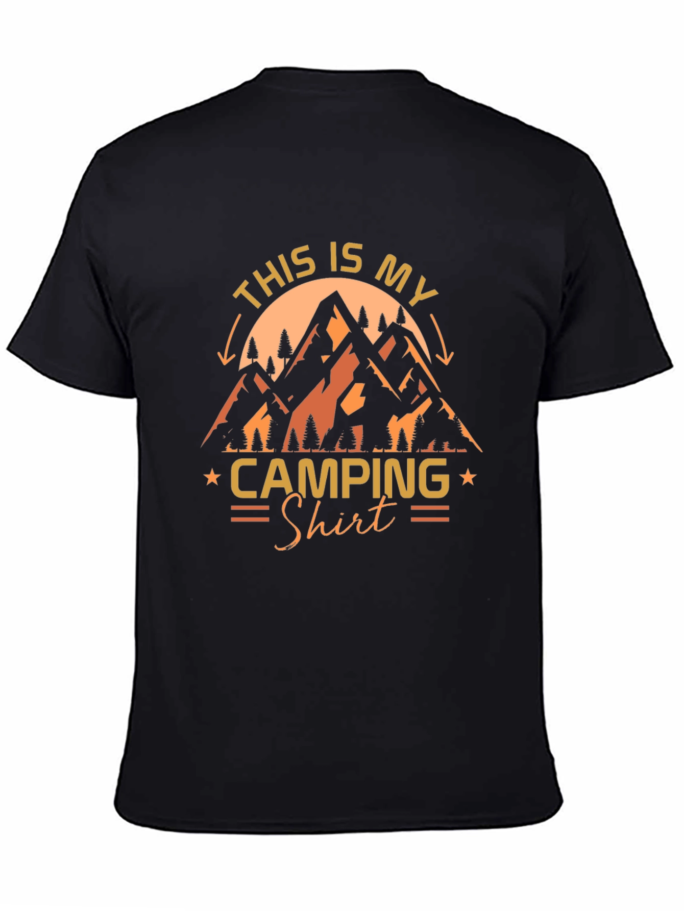 Camping Shirt - Mountain Graphic Tee