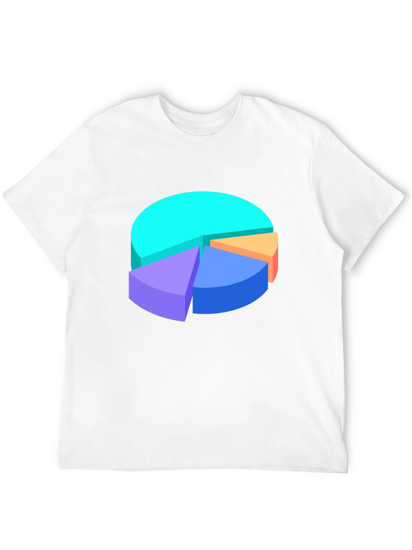 Pie Chart Graphic Tee - Data Visualization