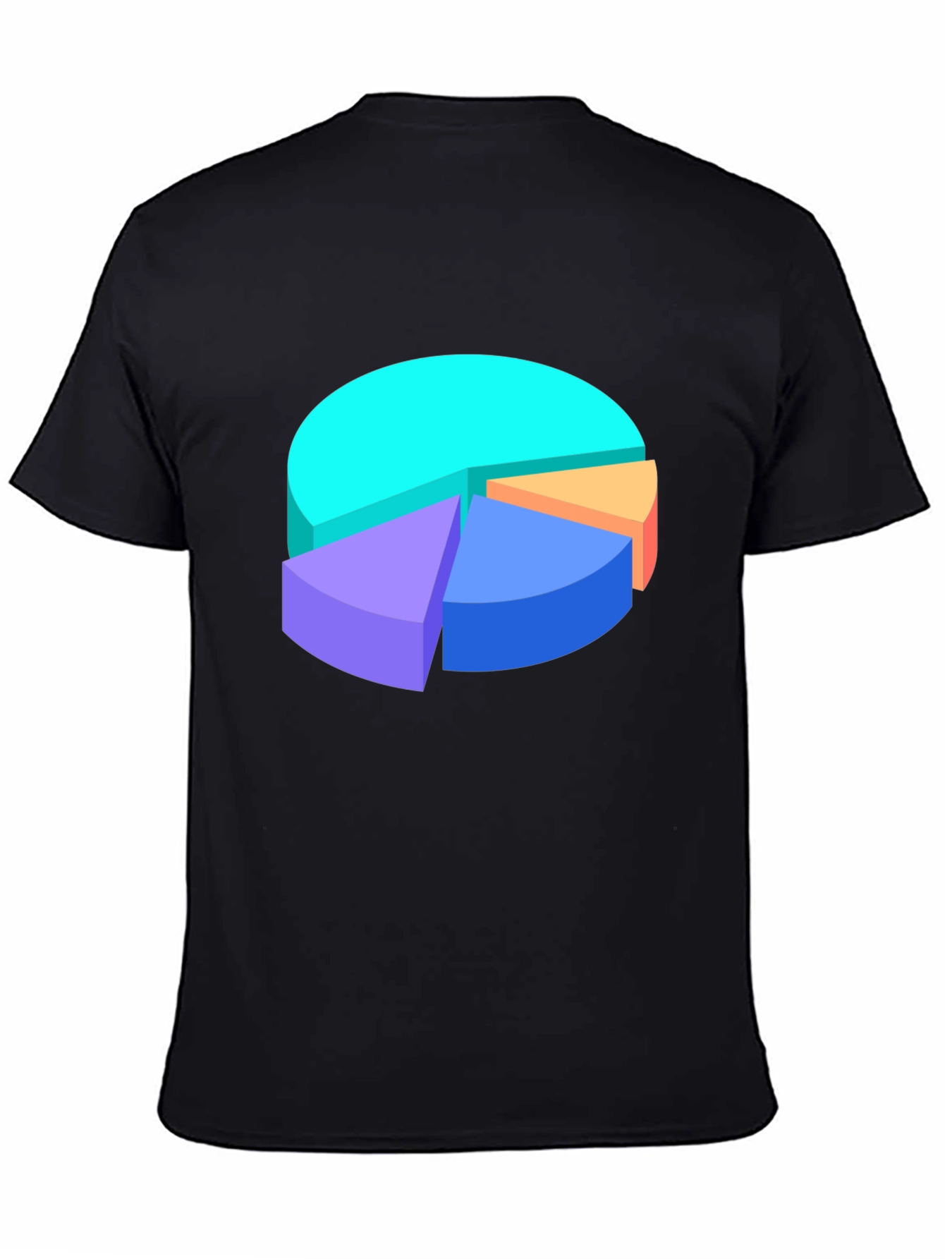 Pie Chart Graphic Tee - Data Visualization