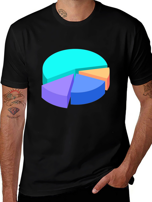 Pie Chart Graphic Tee - Data Visualization