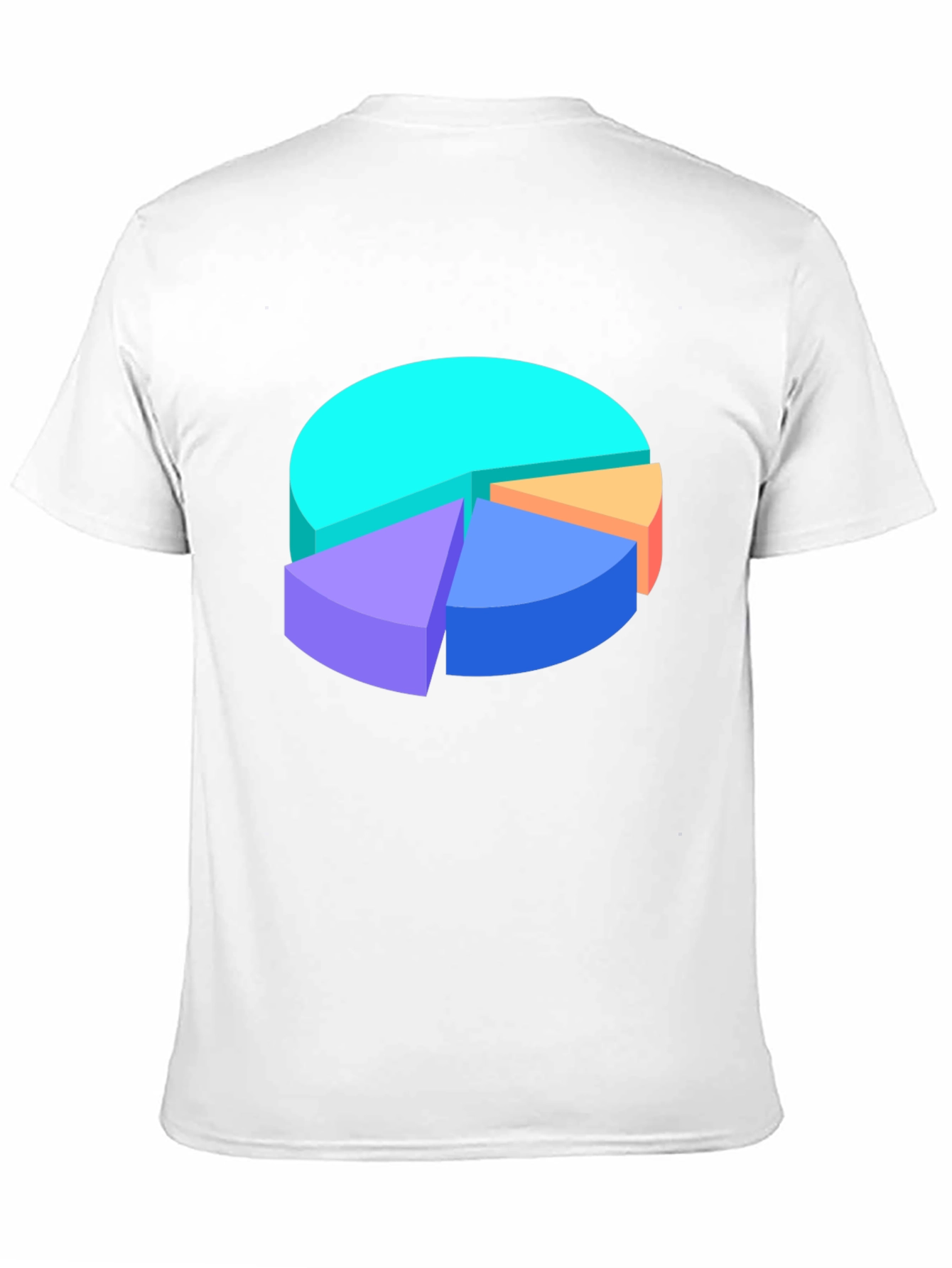 Pie Chart Graphic Tee - Data Visualization