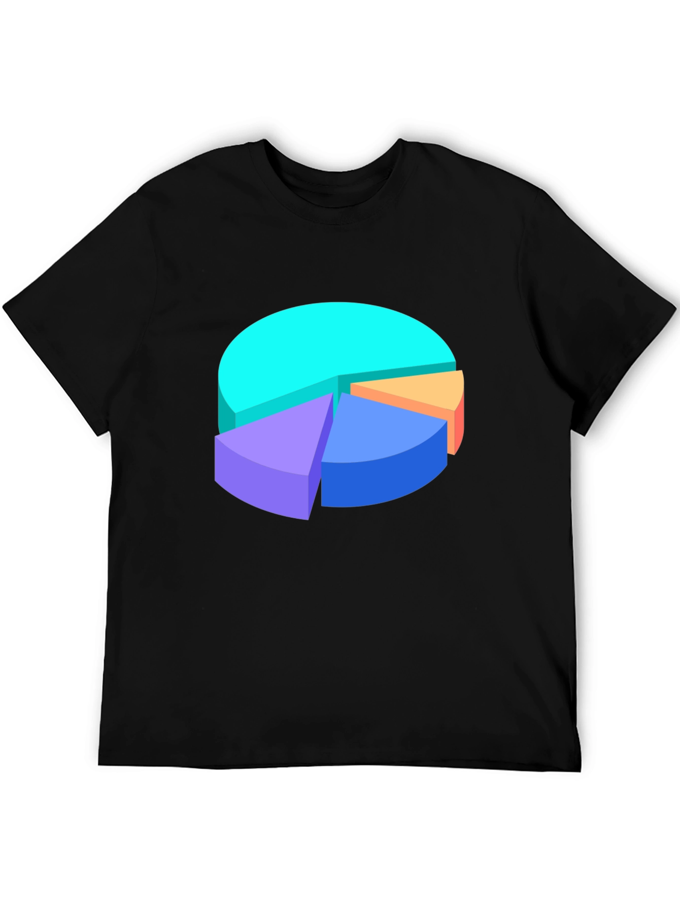 Pie Chart Graphic Tee - Data Visualization