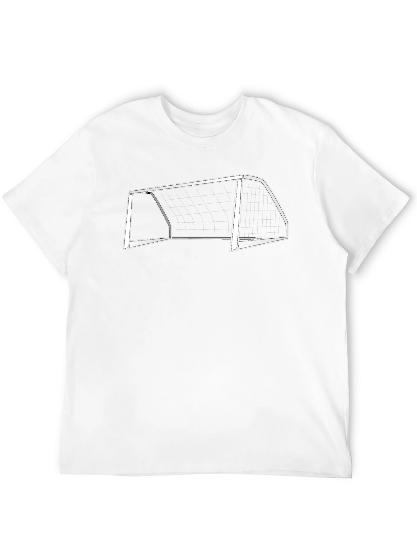 Soccer Goal Graphic Tee - Black
