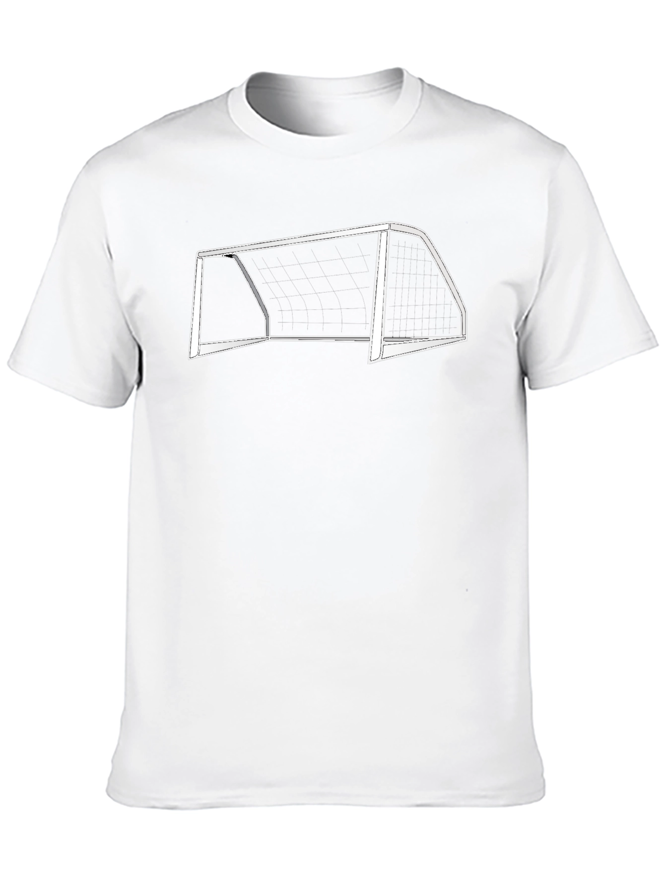 Soccer Goal Graphic Tee - Black