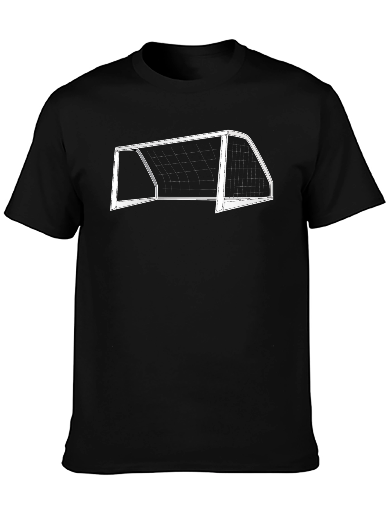 Soccer Goal Graphic Tee - Black