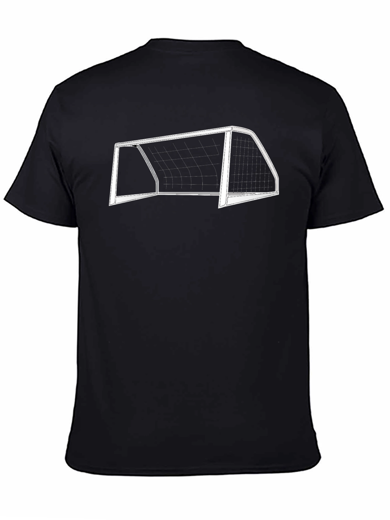 Soccer Goal Graphic Tee - Black
