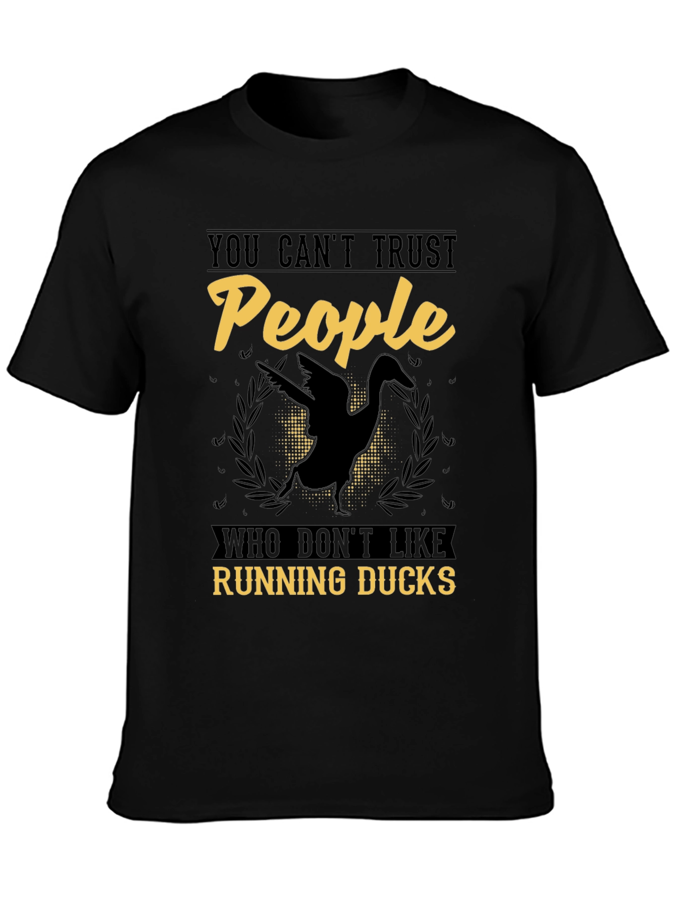 Funny Running Ducks Graphic T-Shirt