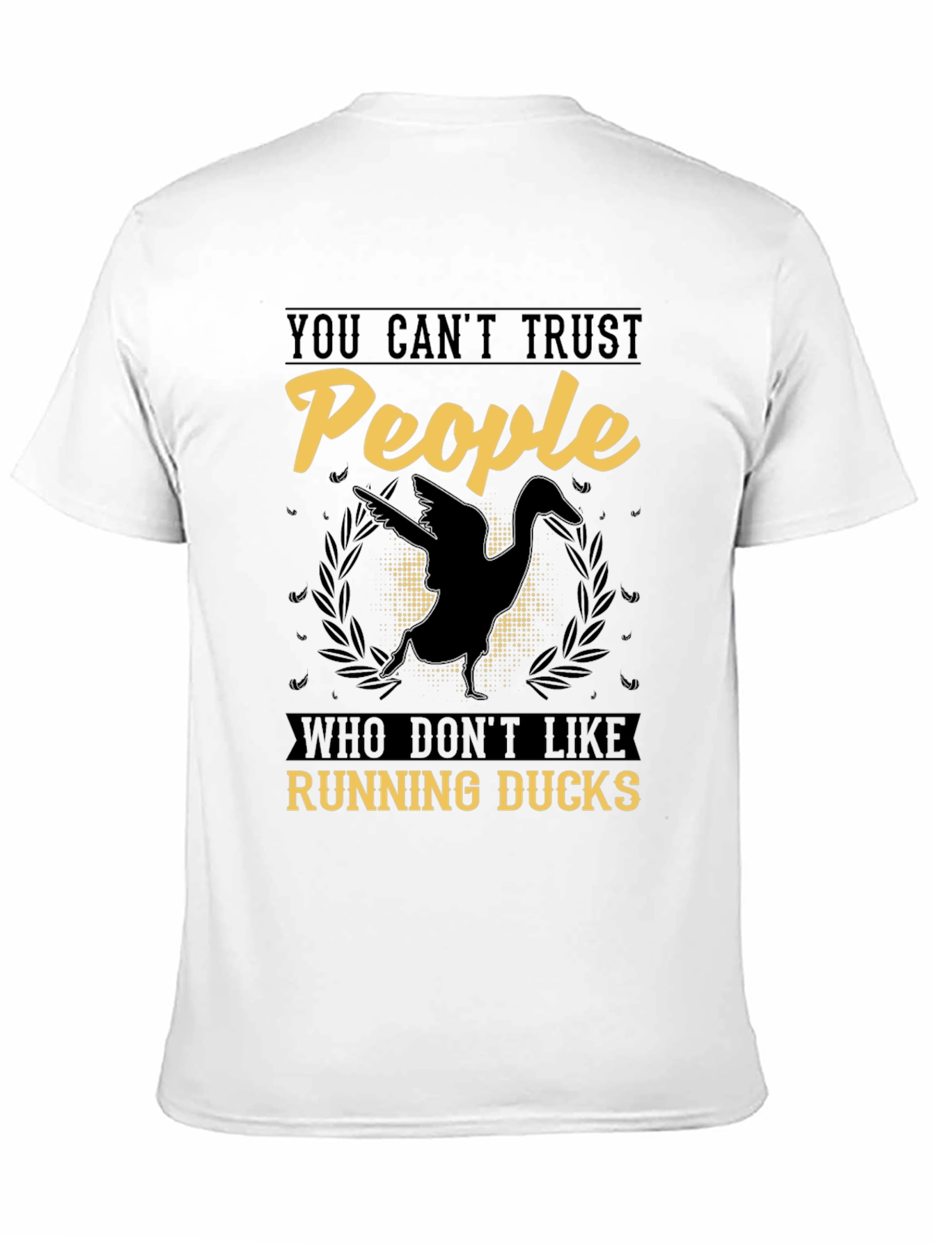 Funny Running Ducks Graphic T-Shirt