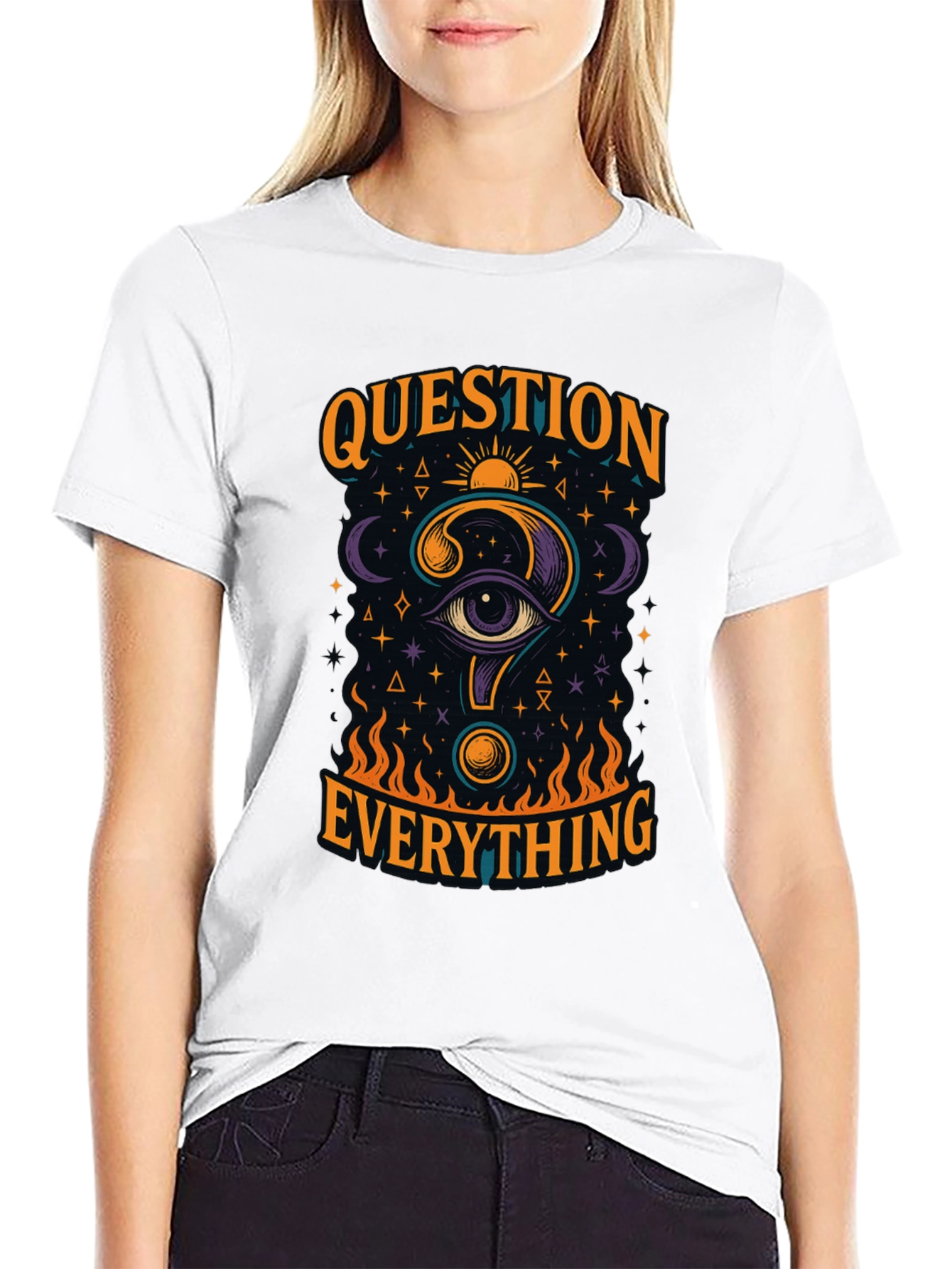 Question Everything Graphic T-Shirt - Mens