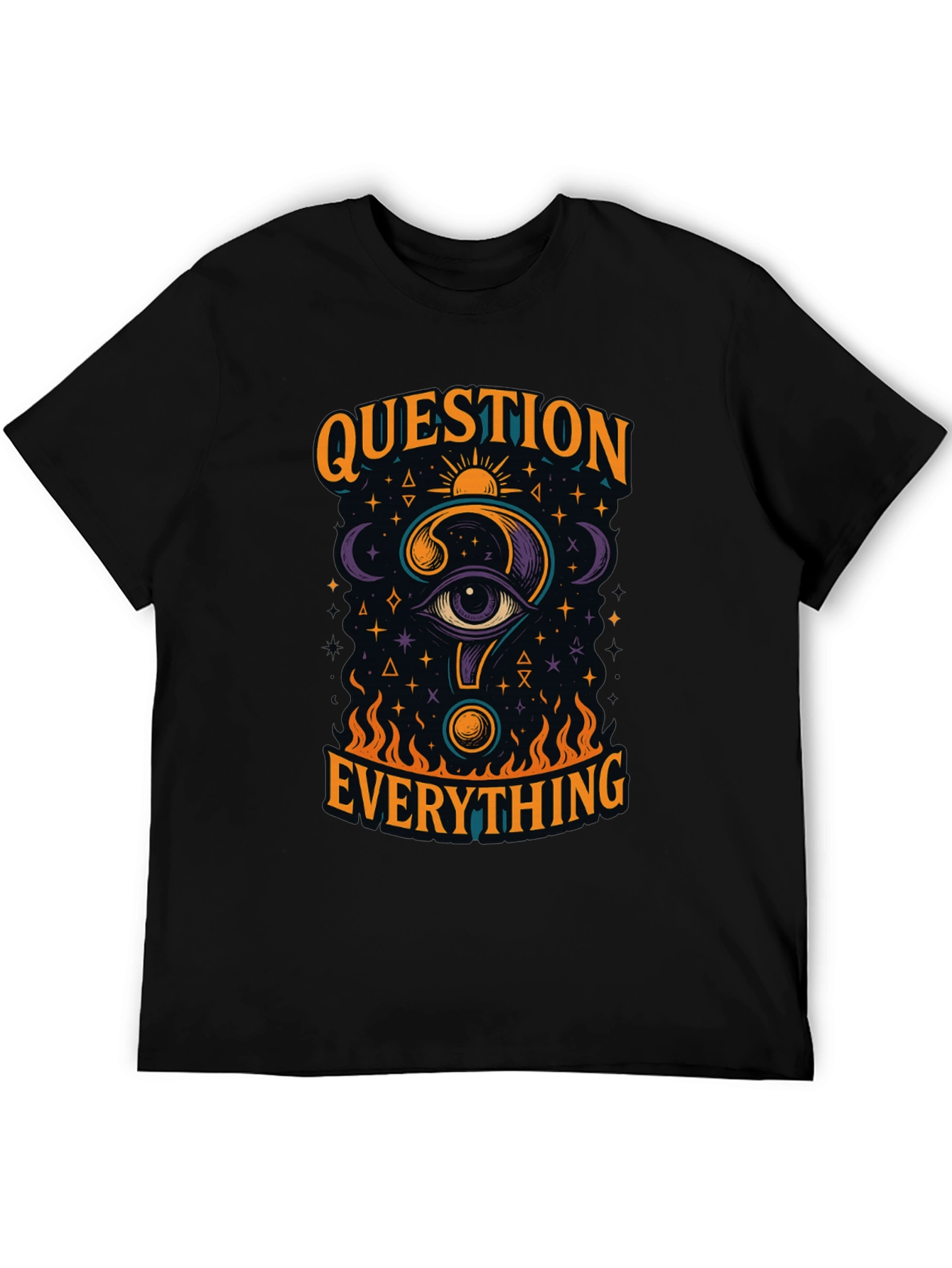 Question Everything Graphic T-Shirt - Mens