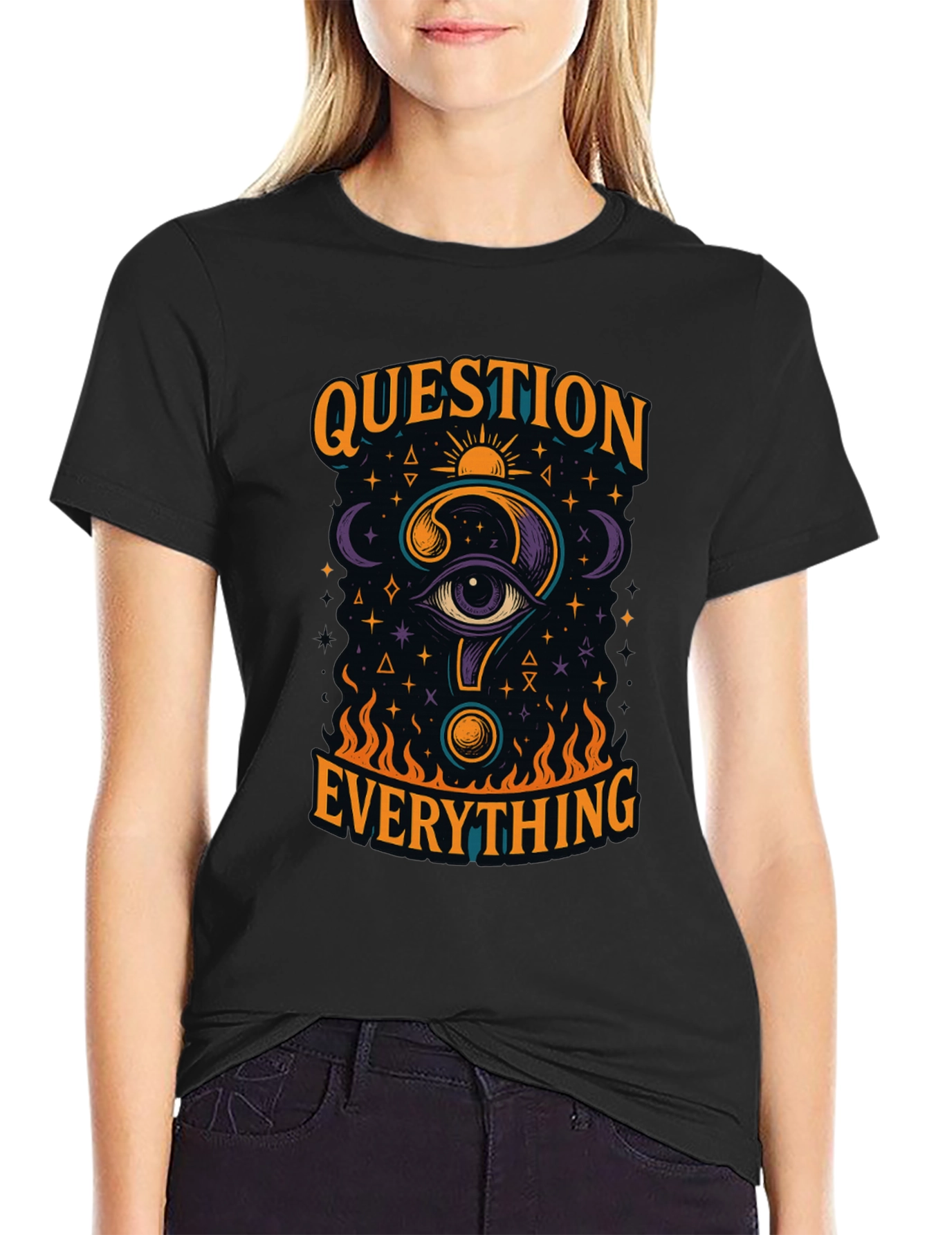 Question Everything Graphic T-Shirt - Mens