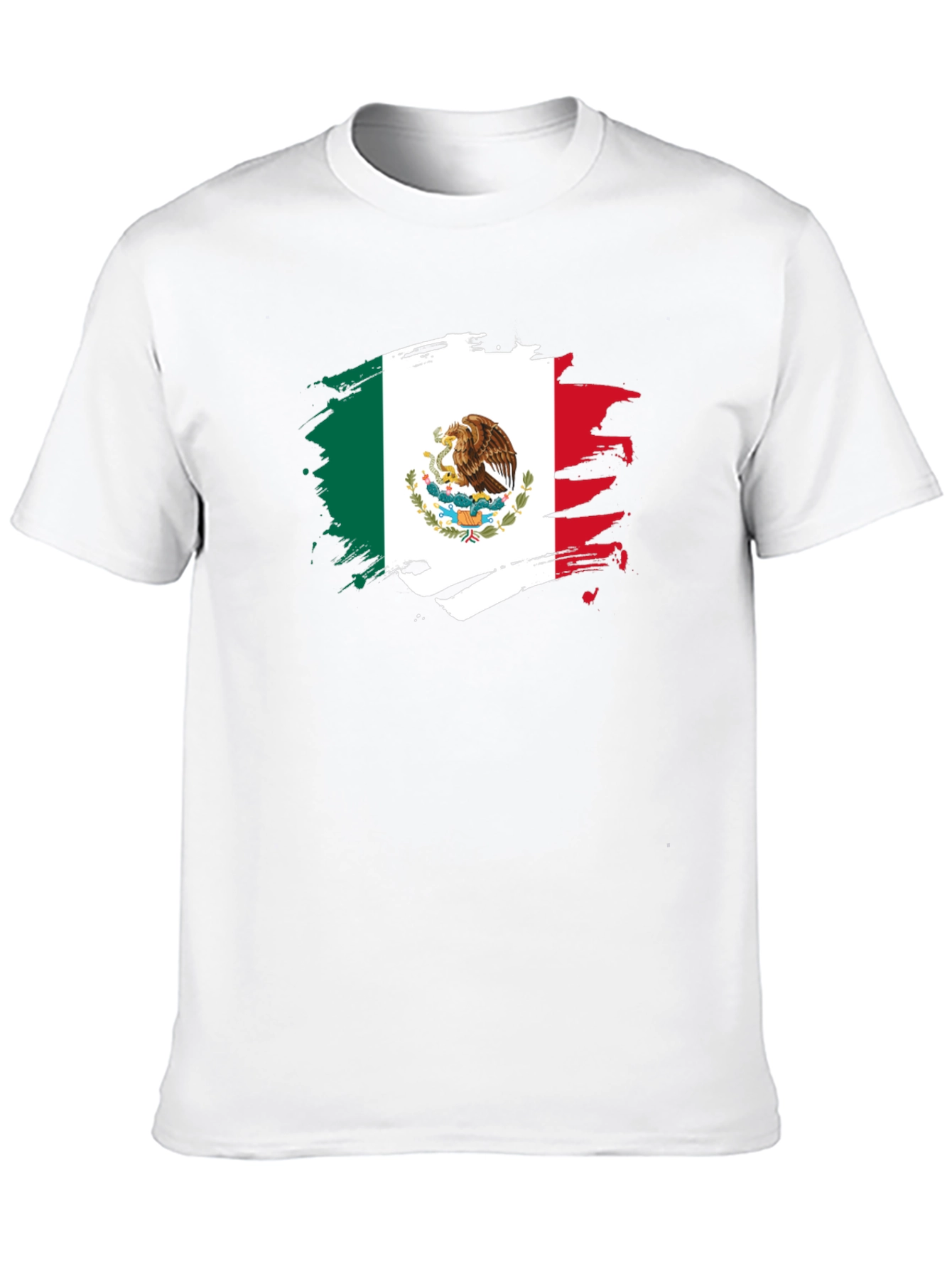 Mexico Flag T-Shirt - Black Graphic Tee
