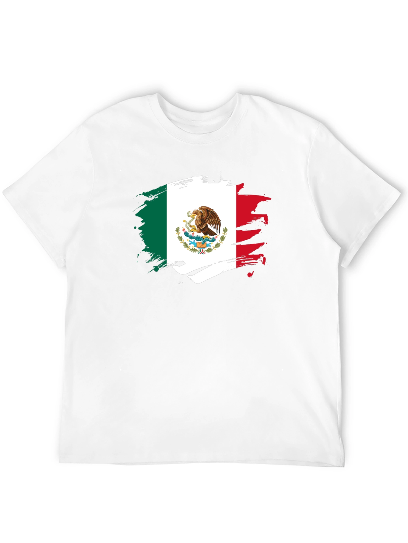 Mexico Flag T-Shirt - Black Graphic Tee