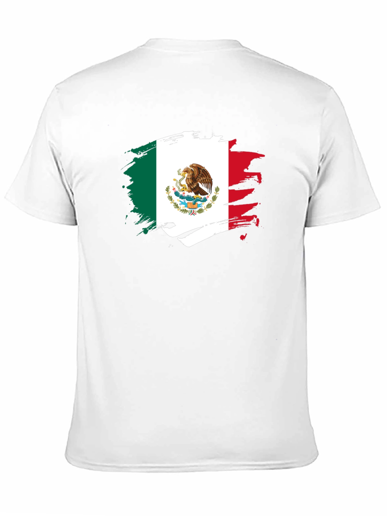 Mexico Flag T-Shirt - Black Graphic Tee