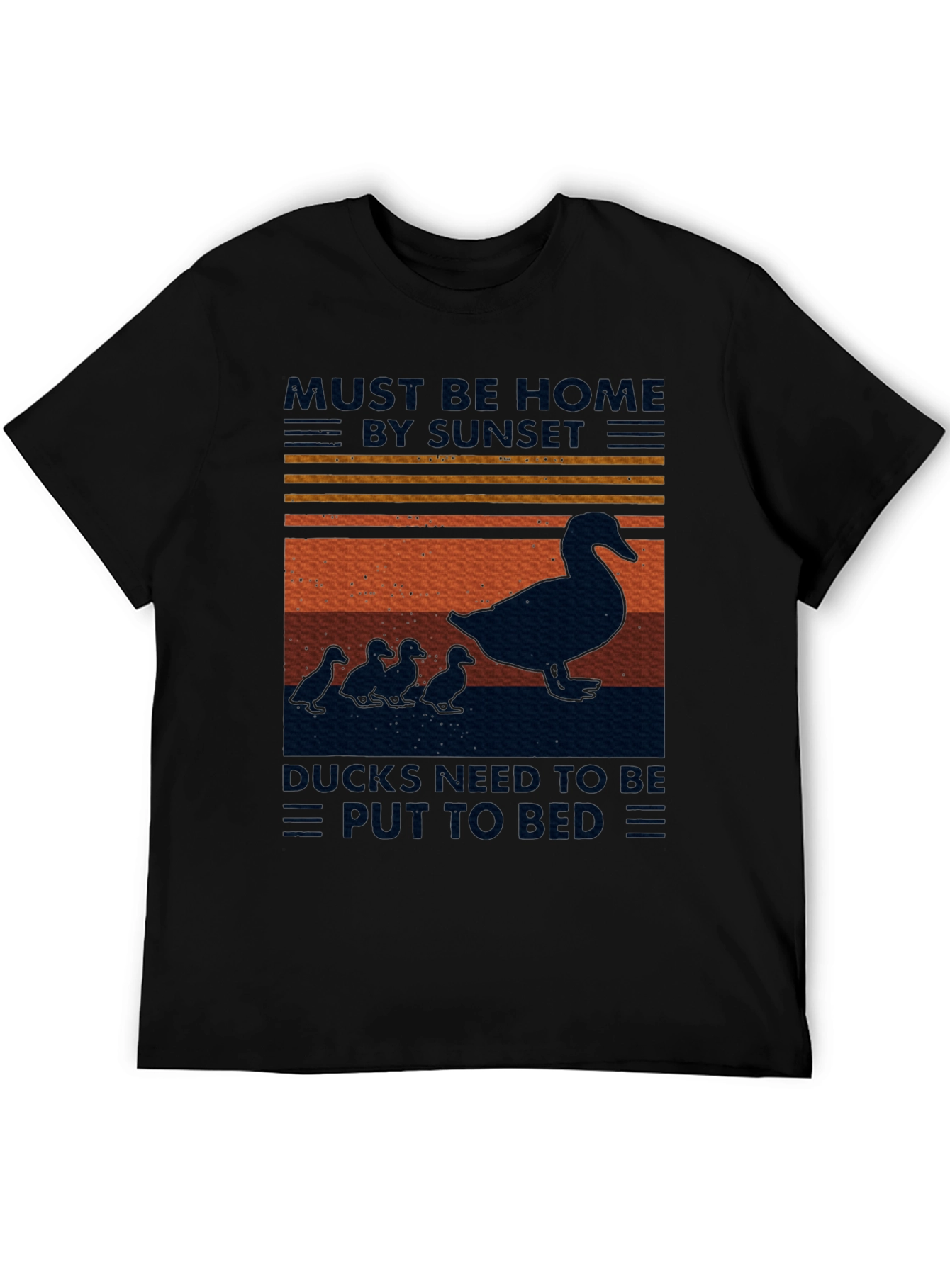 Must Be Home By Sunset Ducks T-Shirt