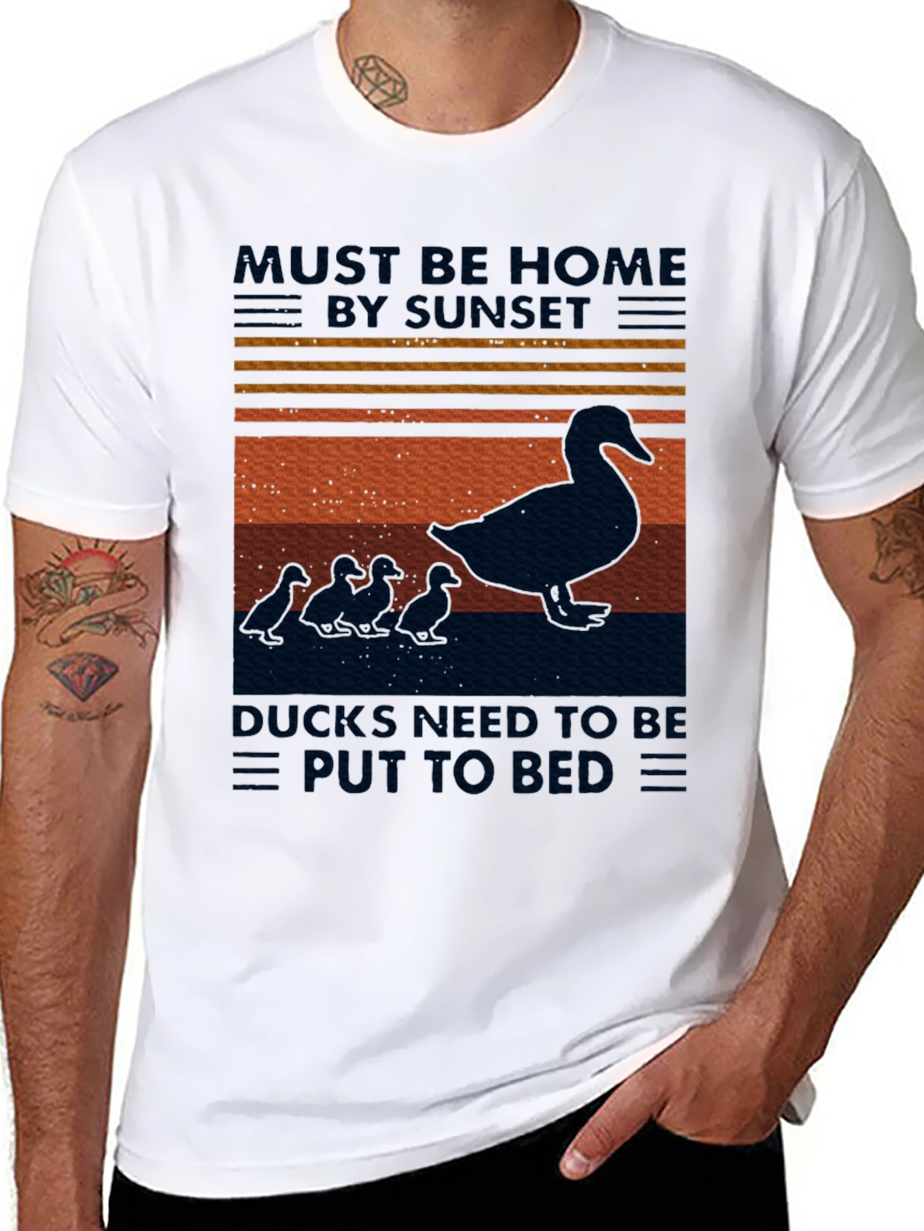 Must Be Home By Sunset Ducks T-Shirt