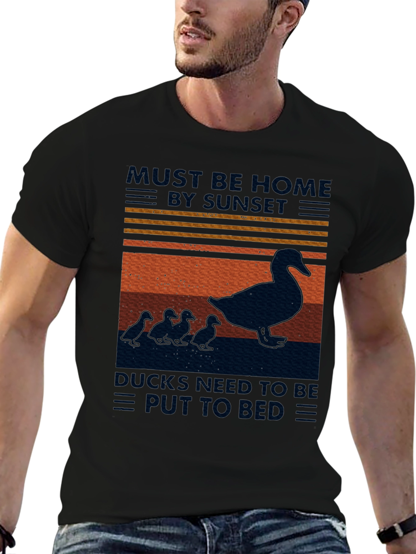 Must Be Home By Sunset Ducks T-Shirt