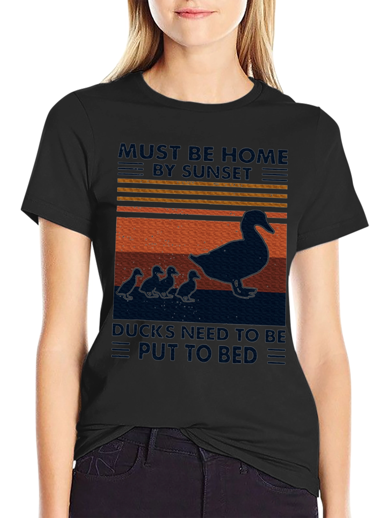 Must Be Home By Sunset Ducks T-Shirt