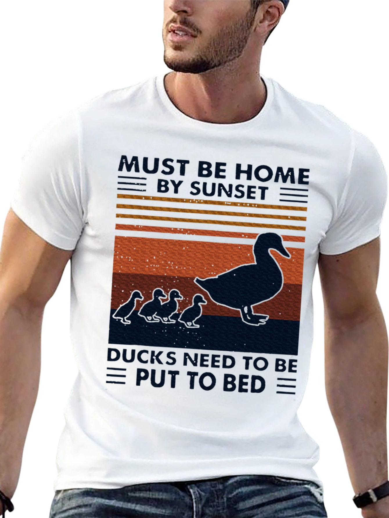 Must Be Home By Sunset Ducks T-Shirt