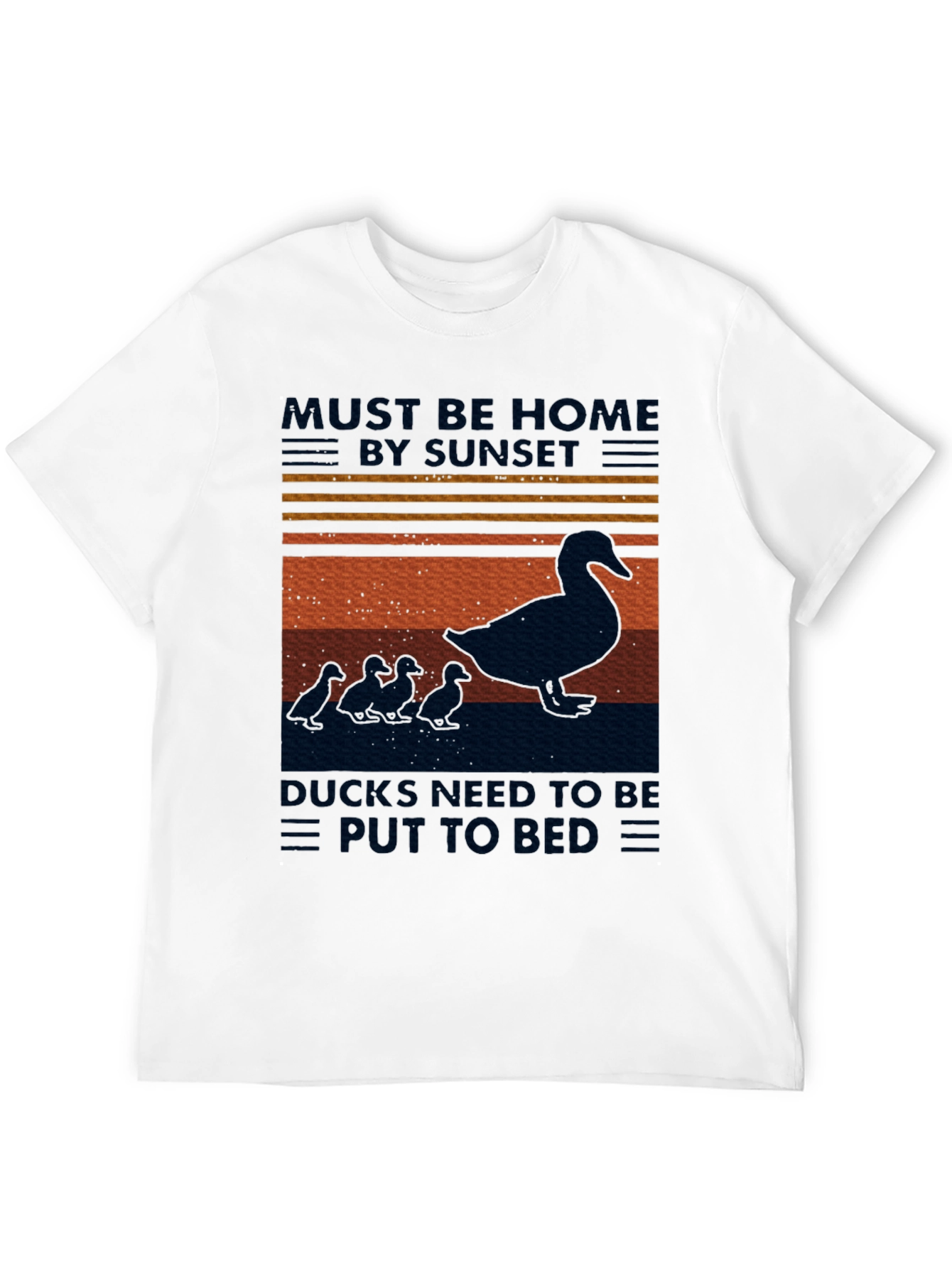 Must Be Home By Sunset Ducks T-Shirt