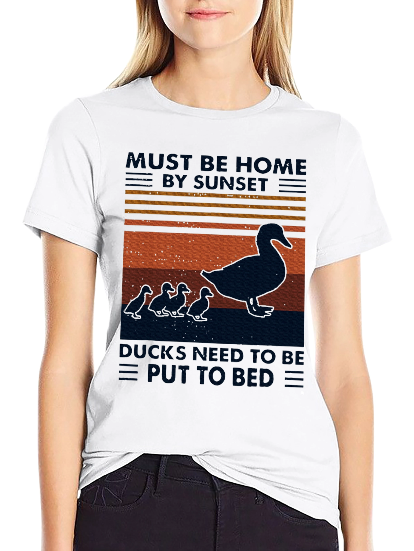 Must Be Home By Sunset Ducks T-Shirt