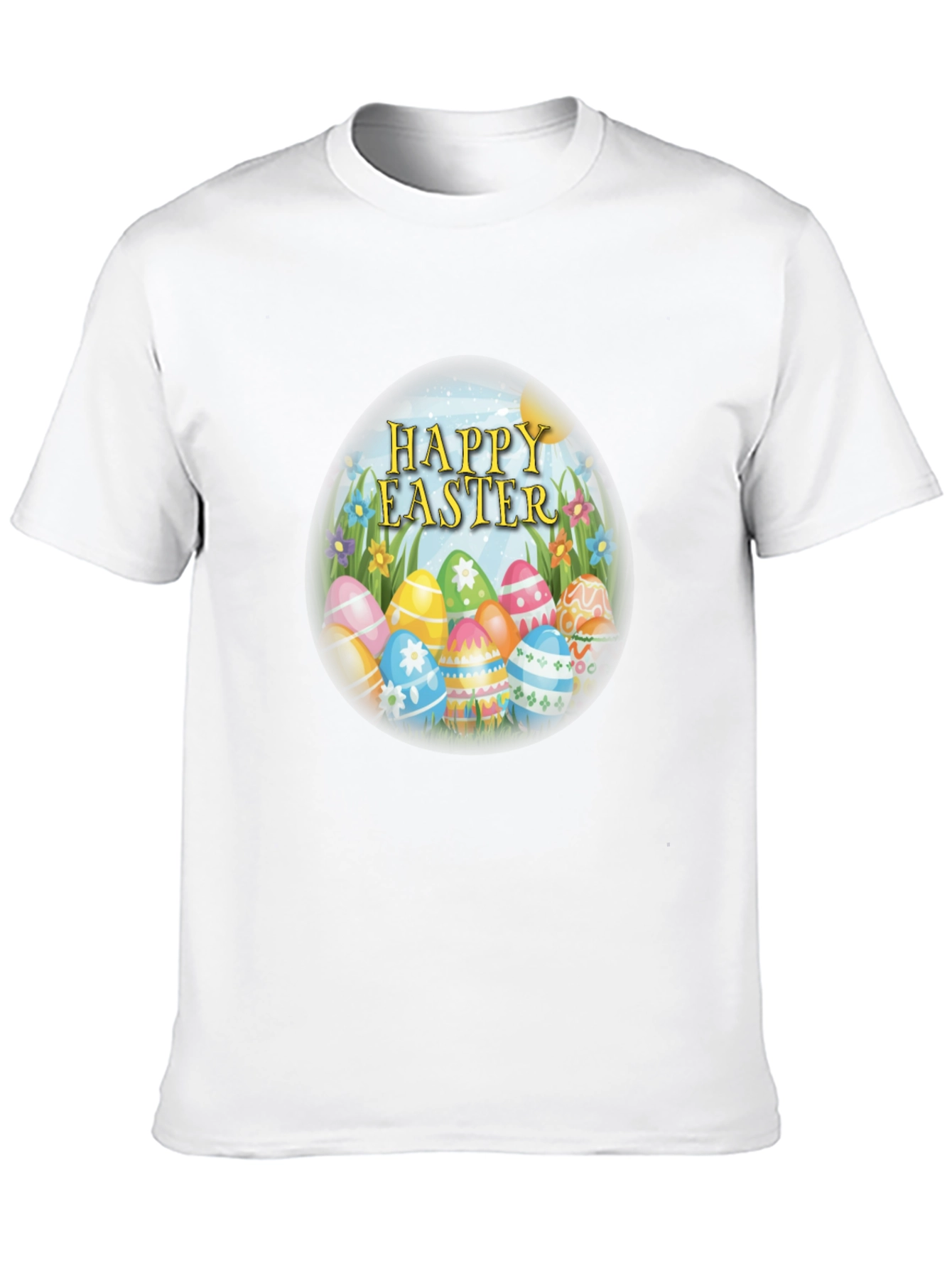 Happy Easter Egg T-Shirt - Festive Celebration Tee