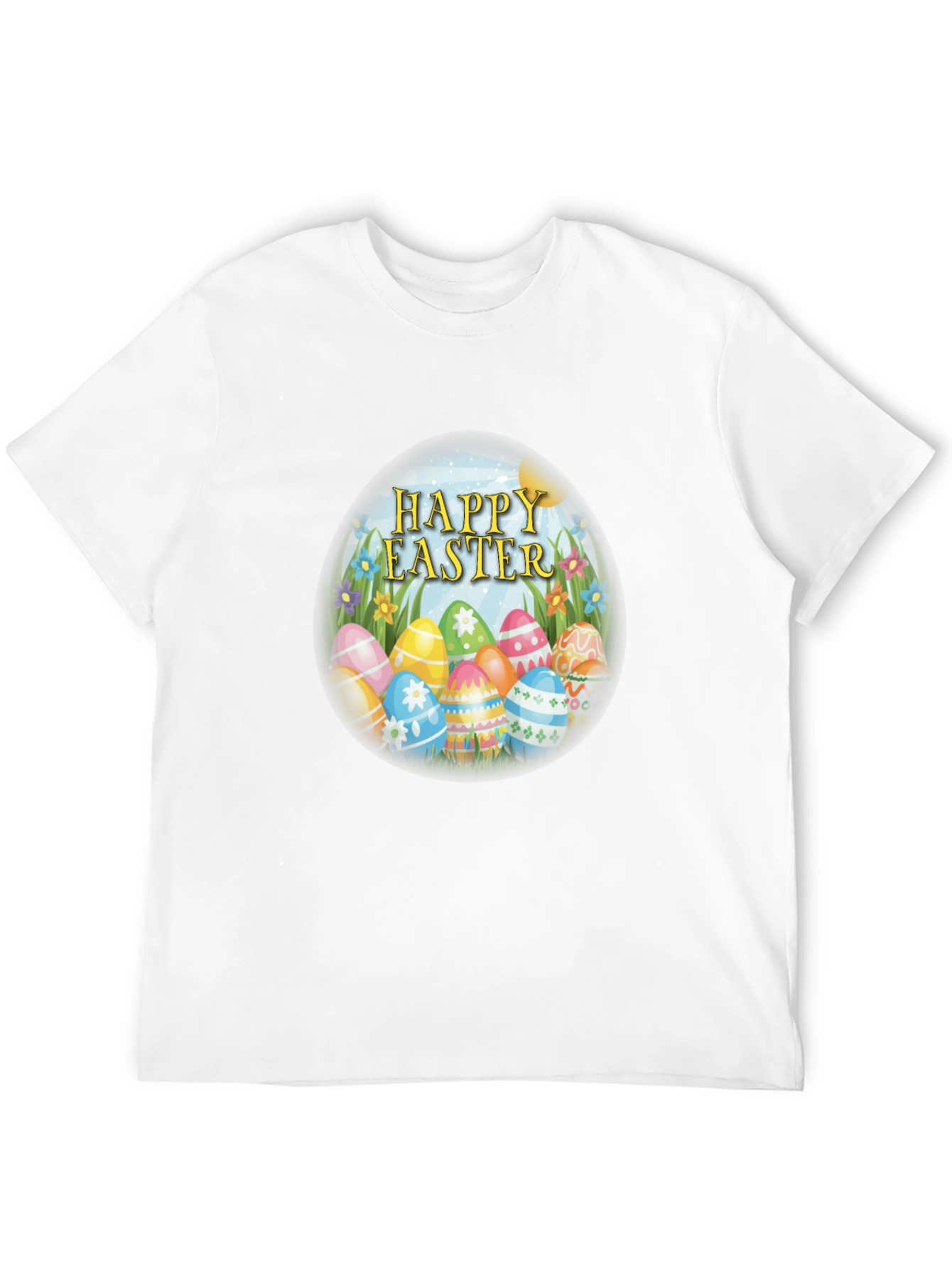 Happy Easter Egg T-Shirt - Festive Celebration Tee