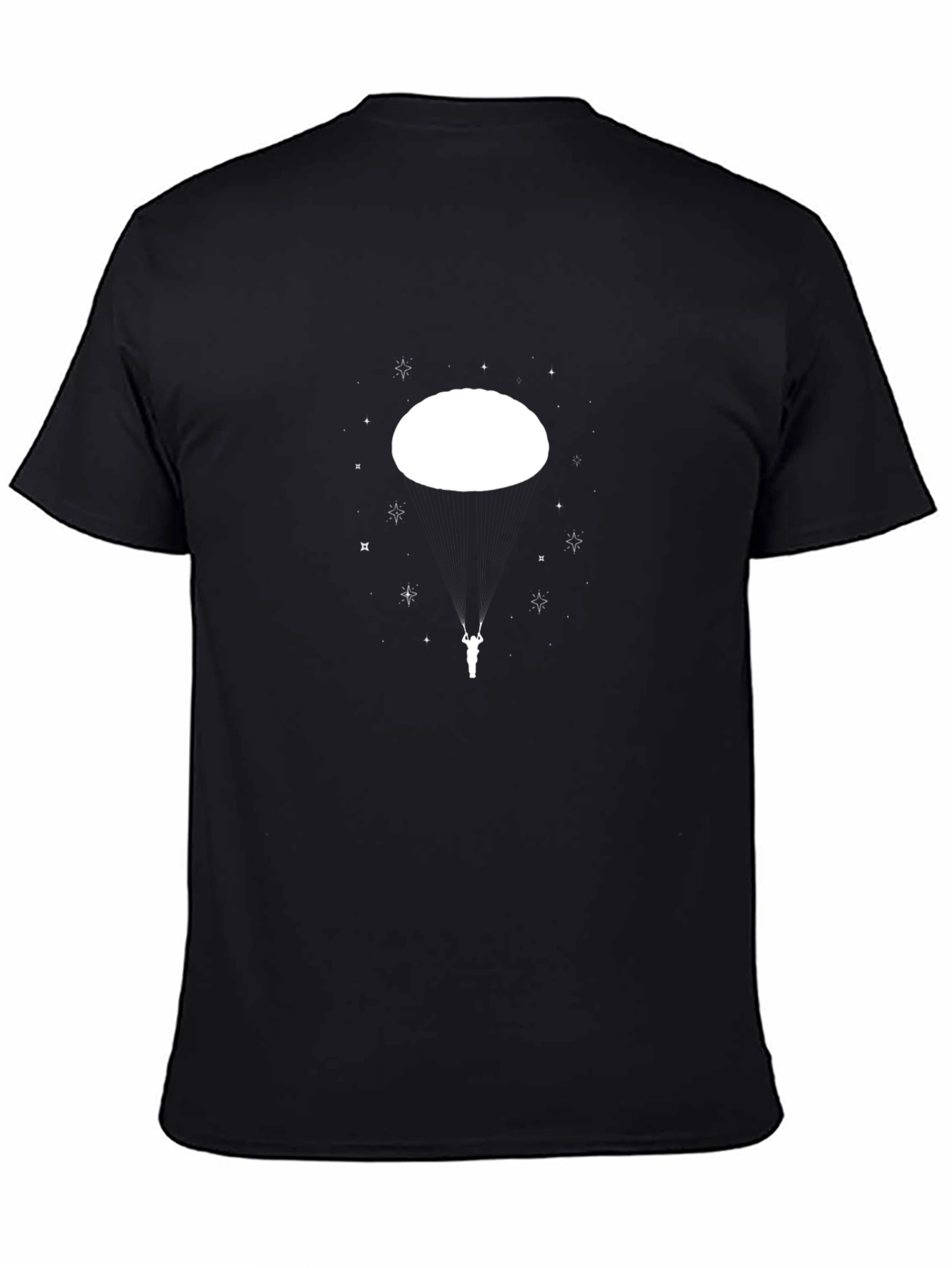 Cosmic Dream T-Shirt - Black Cotton Blend Graphic Tee