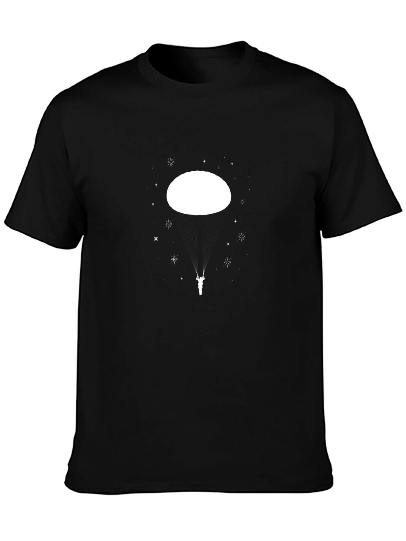 Cosmic Dream T-Shirt - Black Cotton Blend Graphic Tee