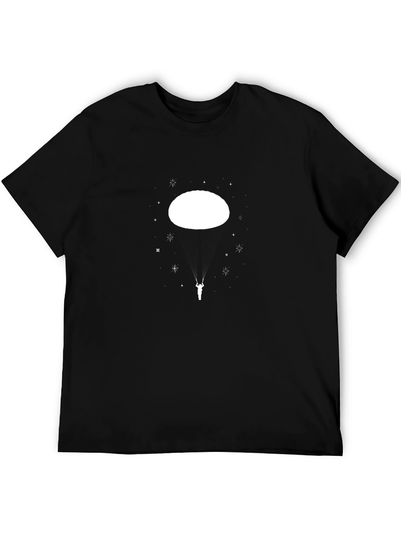 Cosmic Dream T-Shirt - Black Cotton Blend Graphic Tee