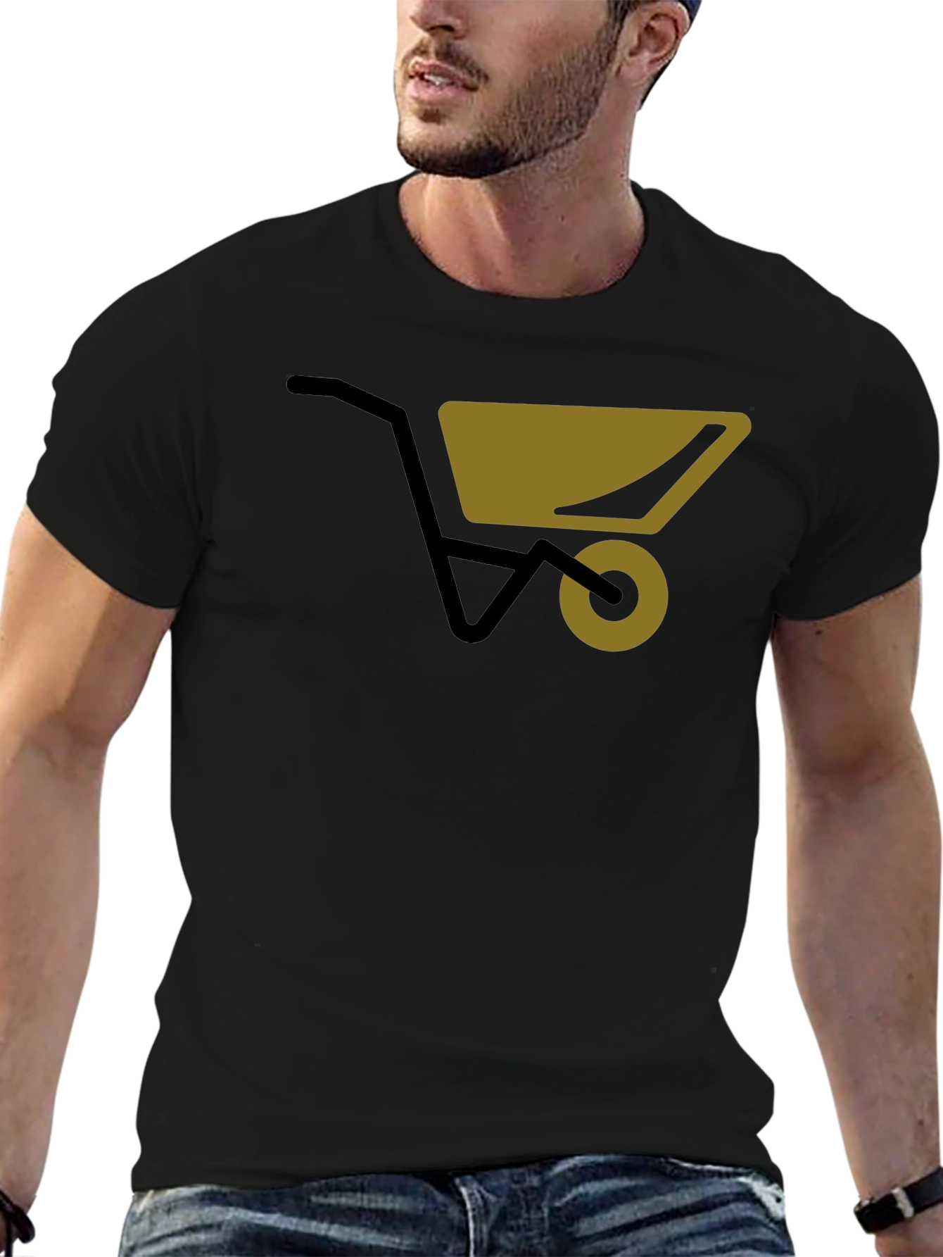 Wheelbarrow Graphic Tee - Black