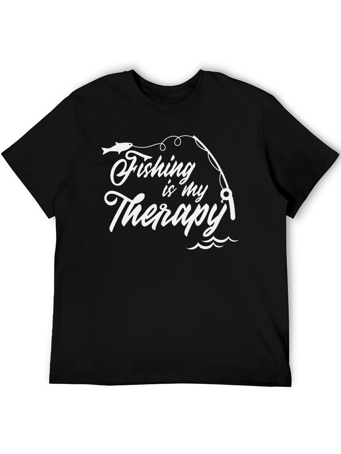 Fishing is My Therapy Graphic Tee