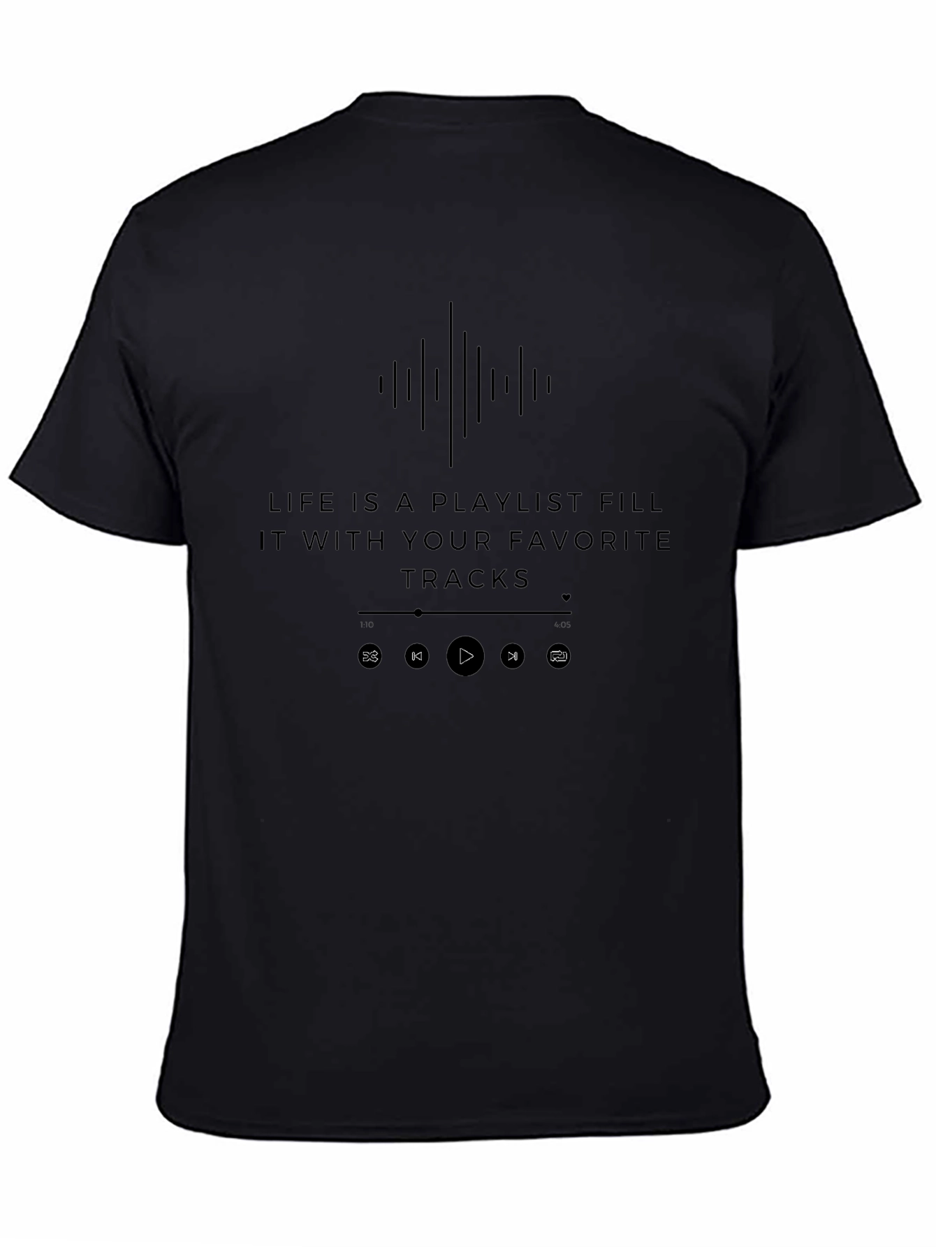 Life Is a Playlist Graphic T-Shirt