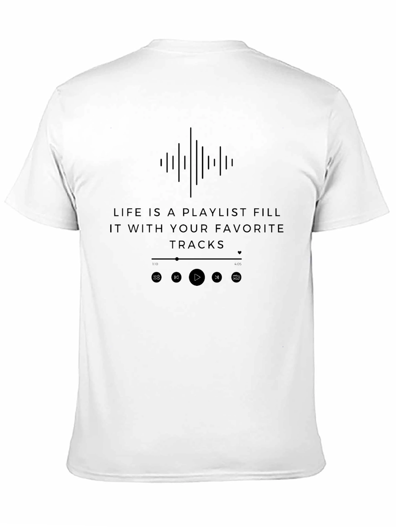 Life Is a Playlist Graphic T-Shirt