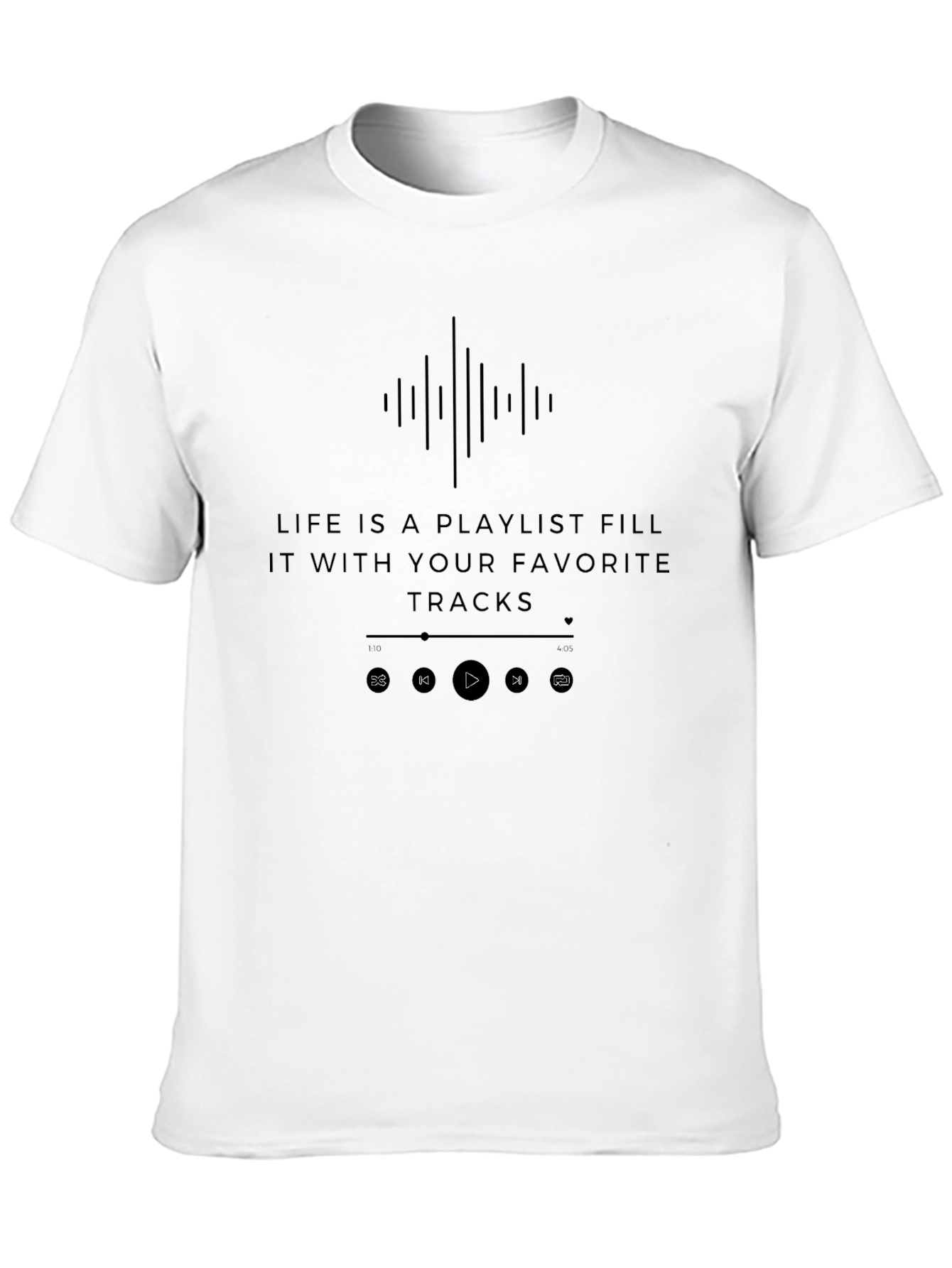 Life Is a Playlist Graphic T-Shirt