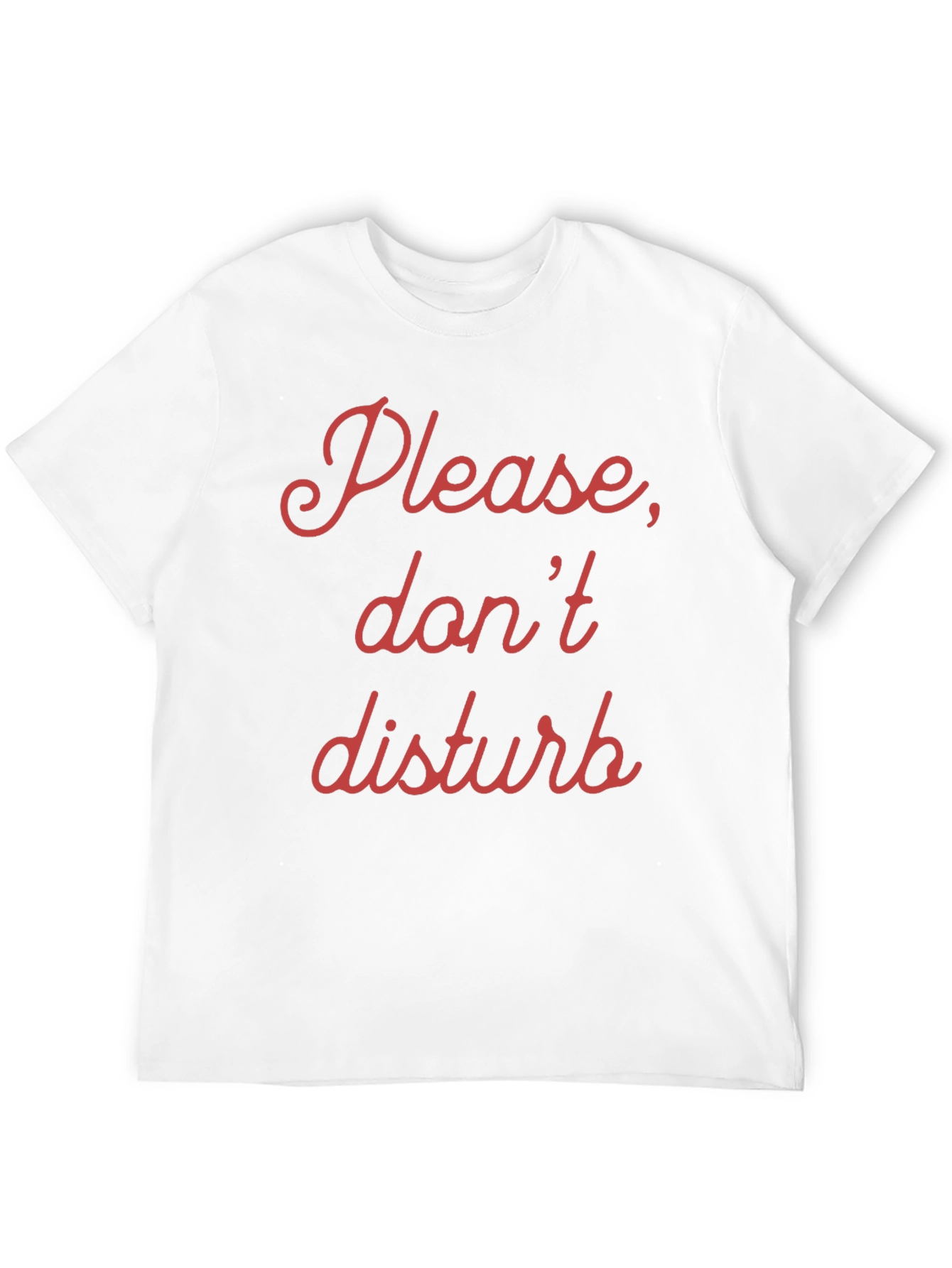 Please Dont Disturb Novelty Graphic T-Shirt