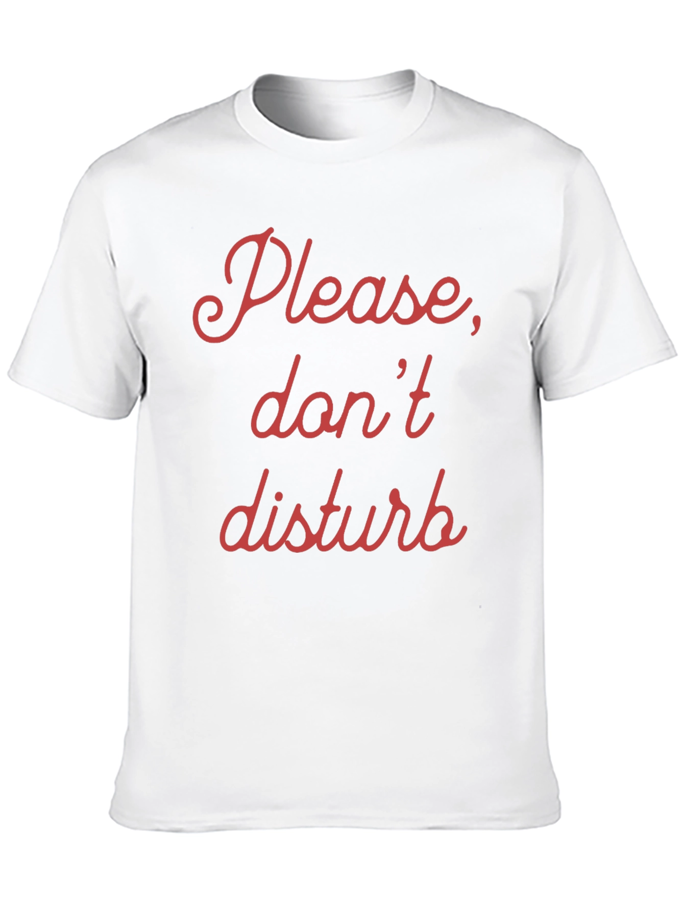 Please Dont Disturb Novelty Graphic T-Shirt