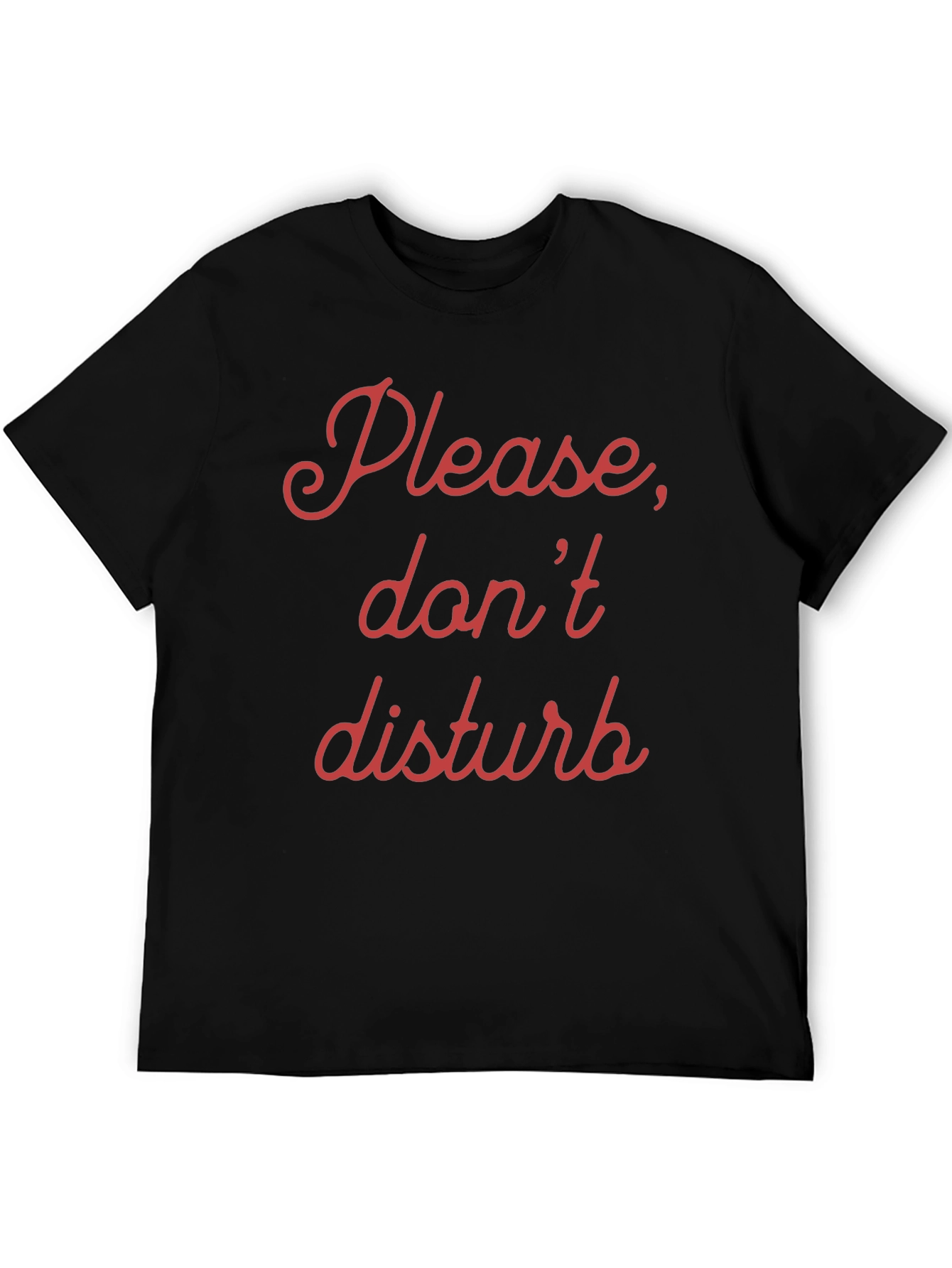 Please Dont Disturb Novelty Graphic T-Shirt