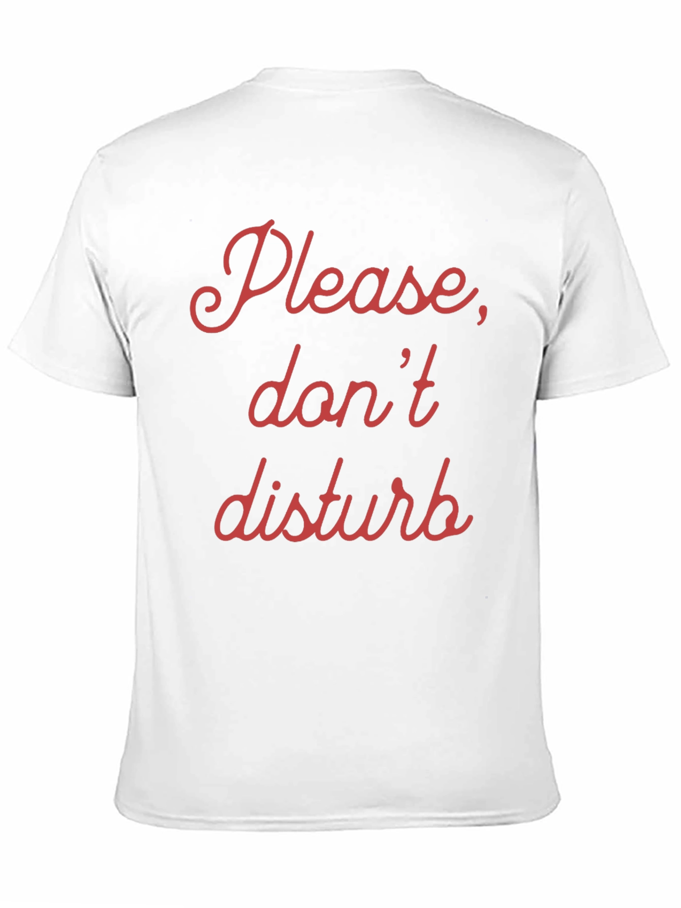 Please Dont Disturb Novelty Graphic T-Shirt