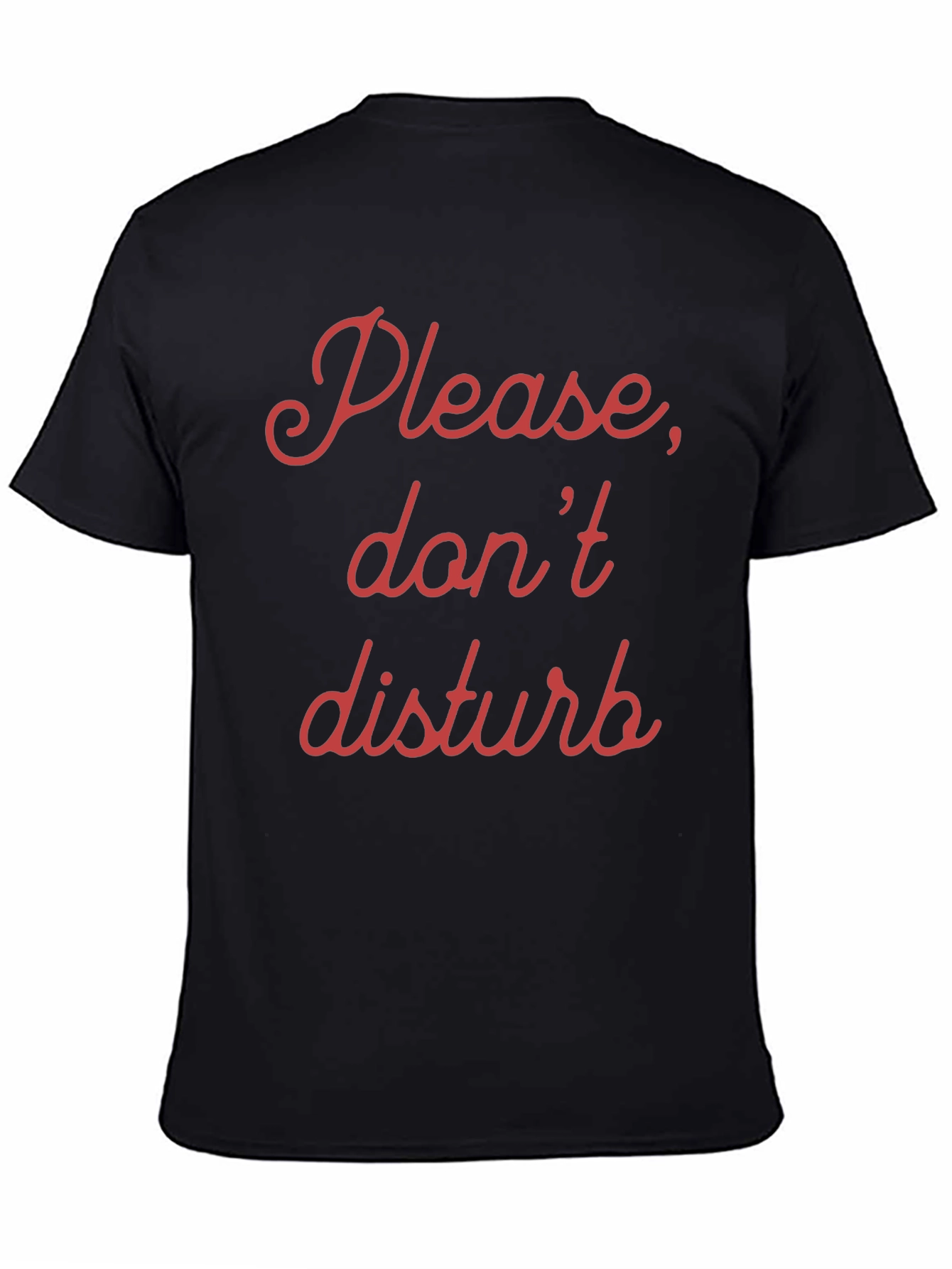 Please Dont Disturb Novelty Graphic T-Shirt