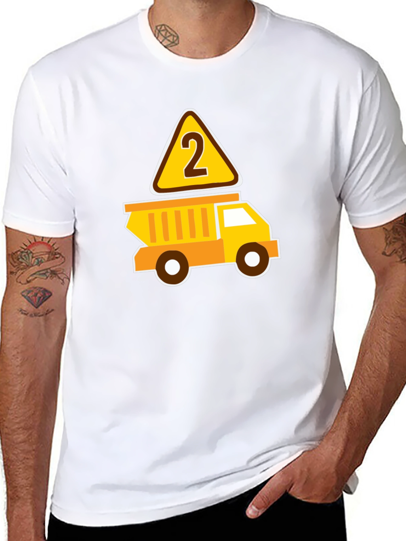 Kids 2nd Birthday Truck T-Shirt