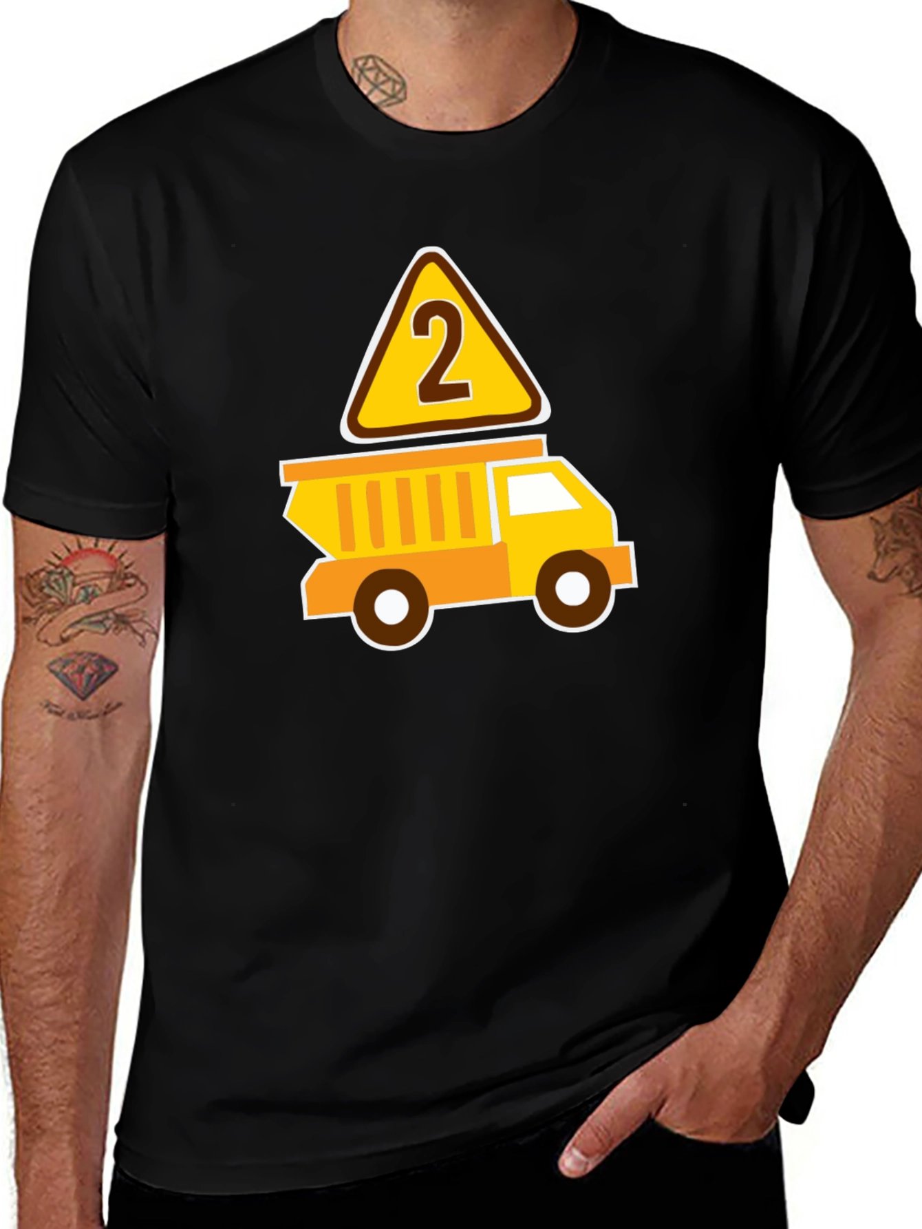 Kids 2nd Birthday Truck T-Shirt