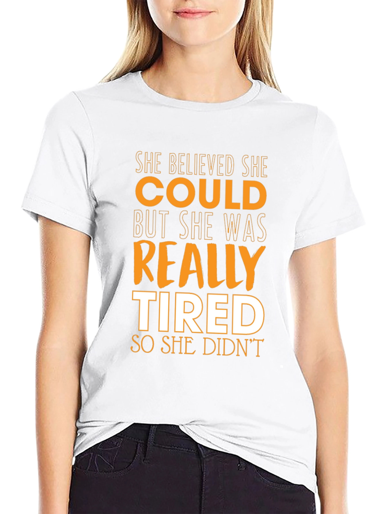 She Believed She Could Graphic Tee