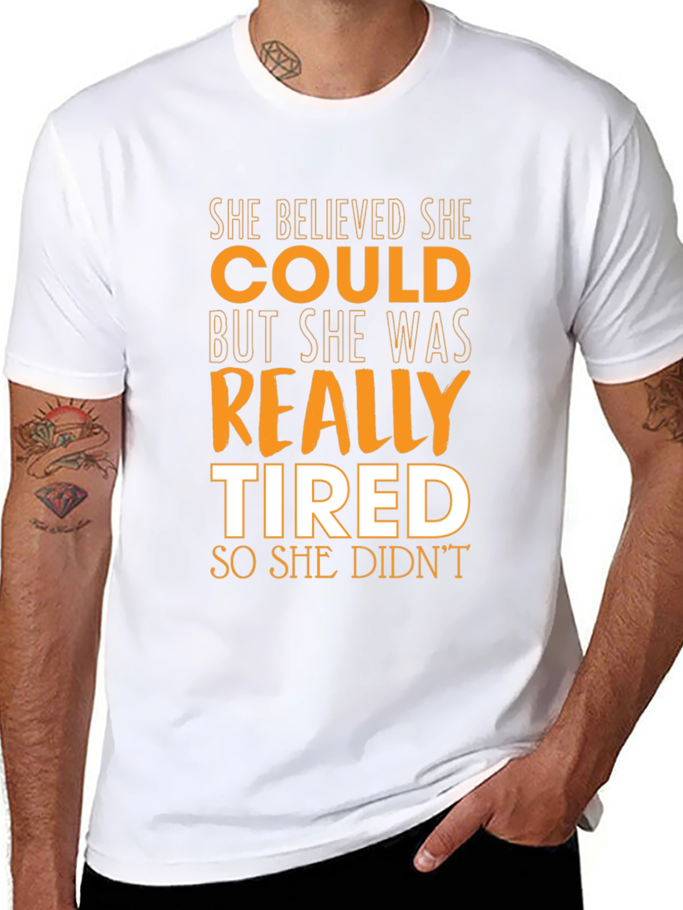 She Believed She Could Graphic Tee
