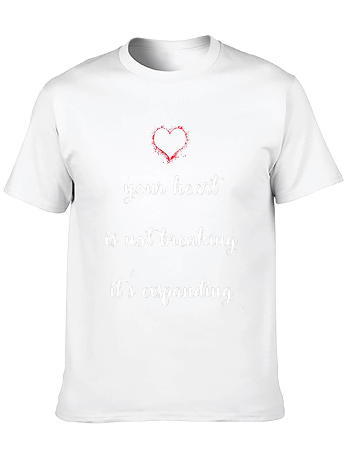 Expanding Heart Graphic Tee